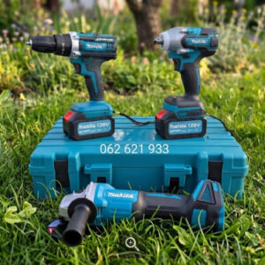 Aku Set Makita 3 u 1 Busilica + Brusilica + Odvijac U koferu